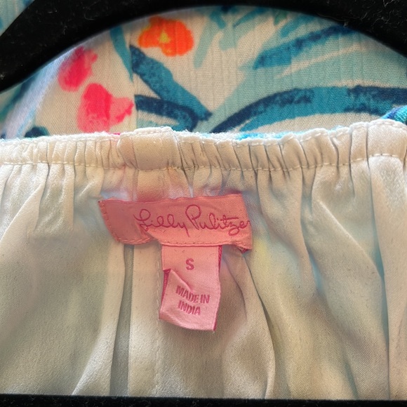 Lilly Pulitzer Bellamie Dress Serene Blue Tippy Top - Picture 6 of 7